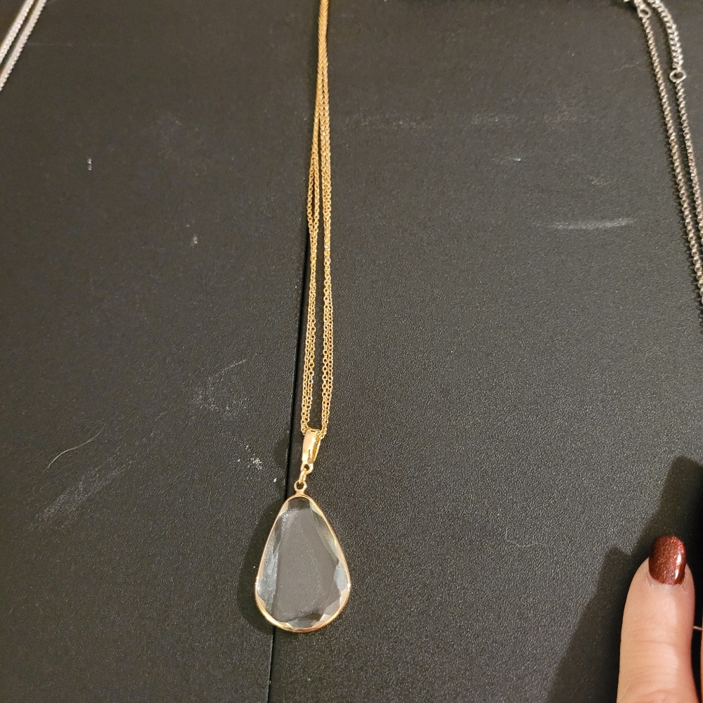 Necklace with long chain